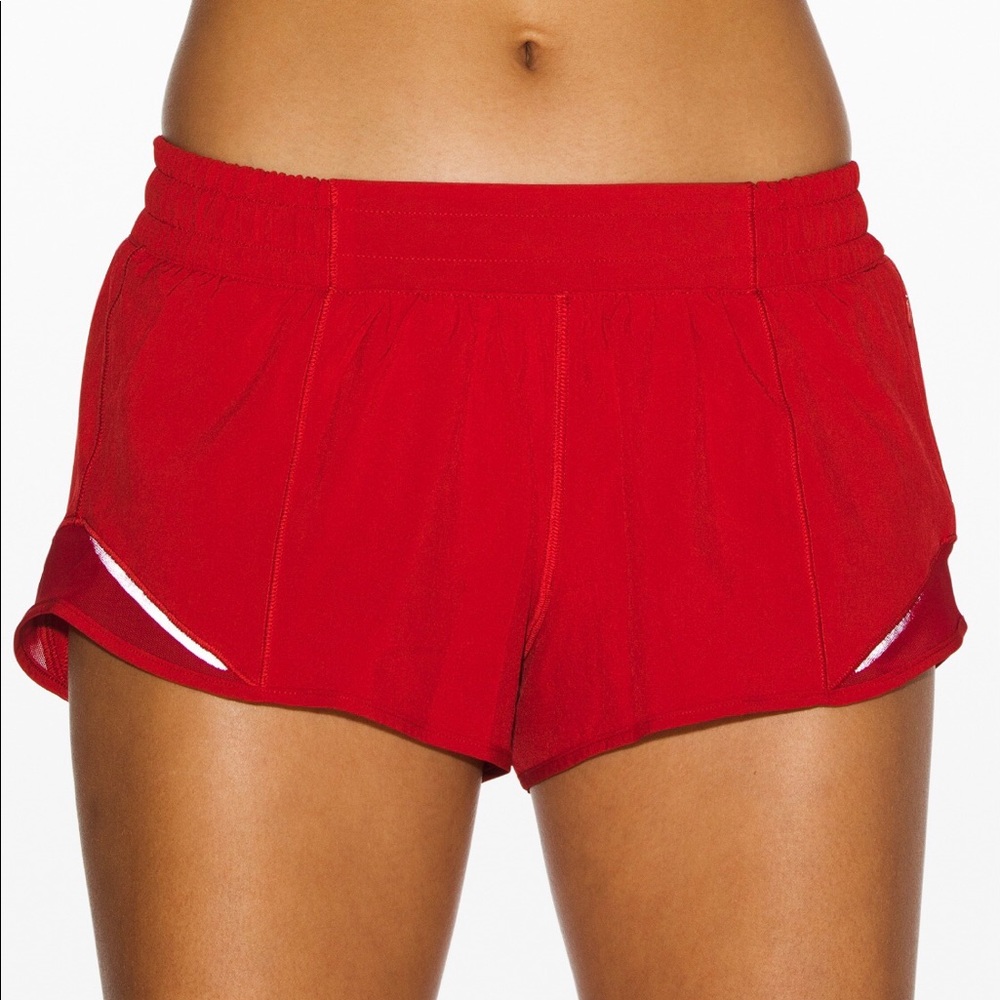 Hotty Hot Short II *2.5”  DARK RED Size 4
